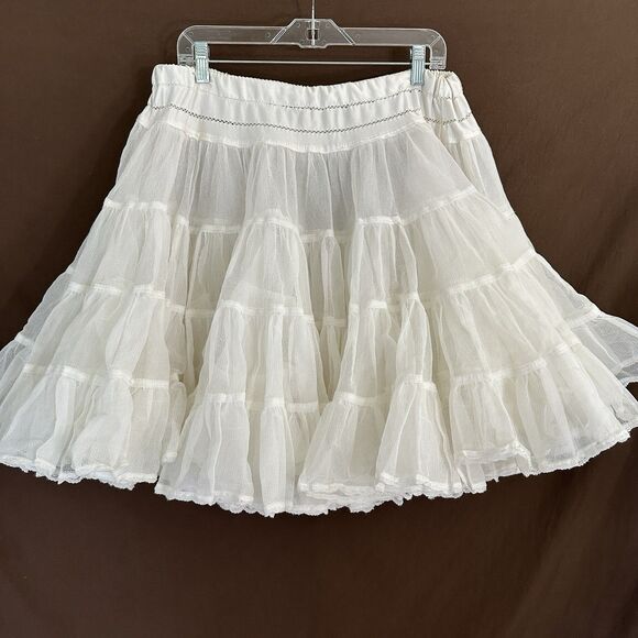 Vintage Fantasia Petticoat Square Dance Fluffy Puffy Short Length Crinoline - Picture 1 of 5